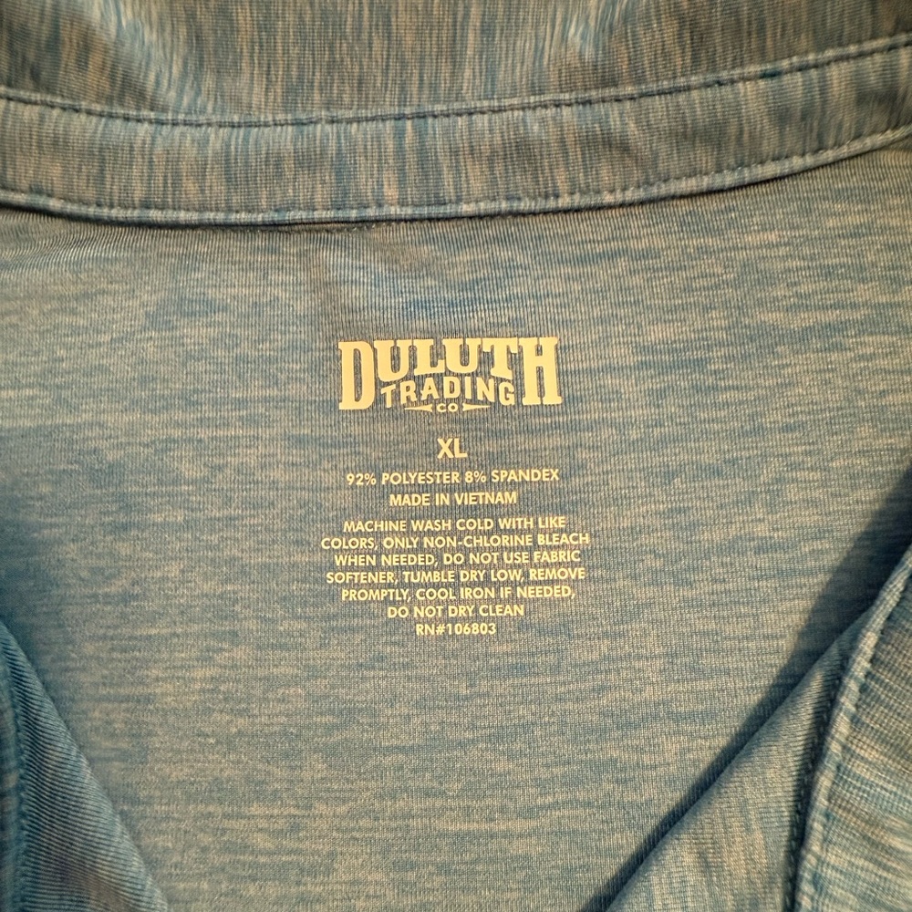 Duluth Trading Co Blue Sleeveless Tank Top XL - Picture 5 of 5